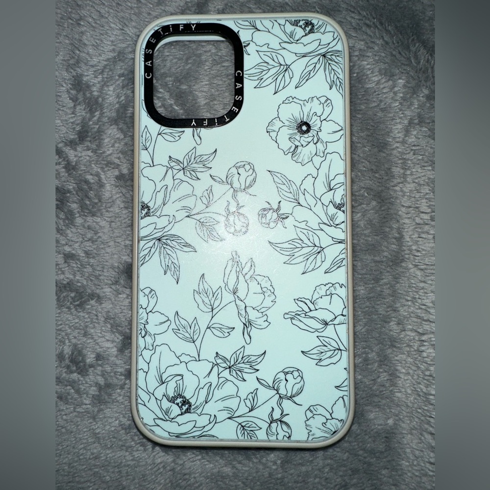 Floral design casetify case for iPhone 12/ iPhone 12 Pro